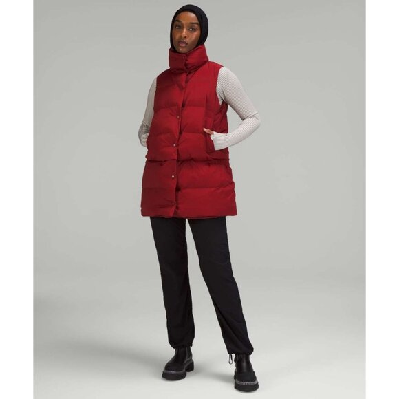 Lululemon Womens Transformable Parka 3-In-1 Goose Down Puffer Red Size 4 & 6 - Picture 4 of 5